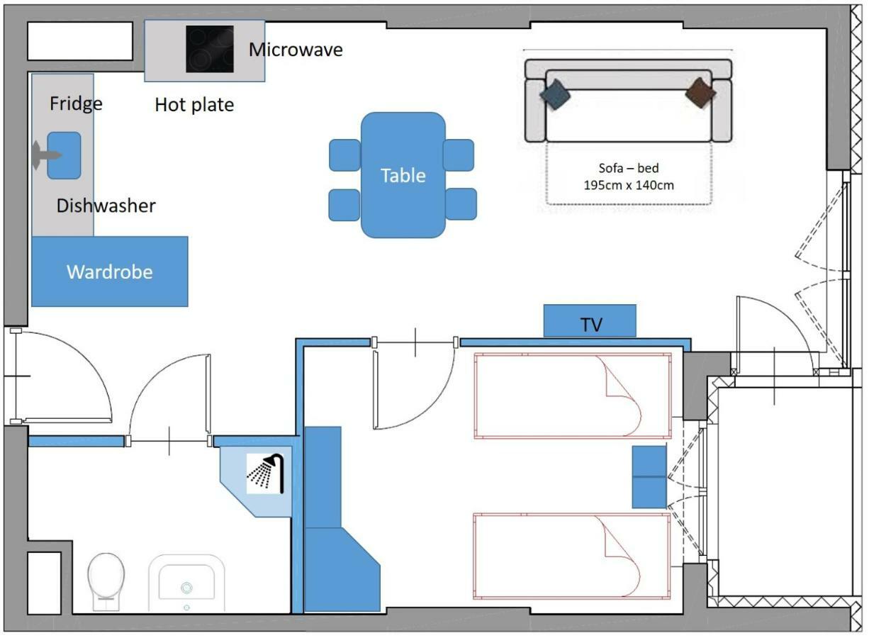Modern Apartment In Varşova Dış mekan fotoğraf